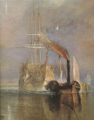 Joseph Mallord William Turner The Righting (Temeraire),tugged to her last berth to be broken up (mk31) China oil painting art